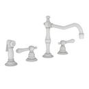 Newport Brass Matte White Two Handle Pull Out Kitchen Faucet 