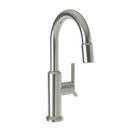 Newport Brass Polished Nickel - Natural Single Handle Lever Bar Faucet 