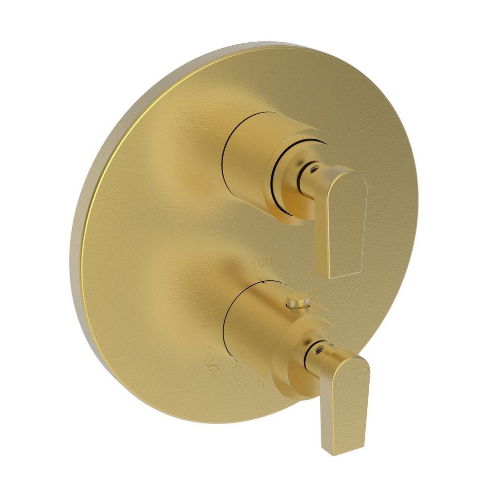1/2 ROUND THERMOSTATIC TRIM PLATE WITH HANDLE 