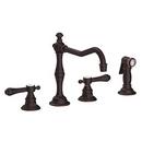 Newport Brass Venetian&reg; Bronze Two Handle Pull Out Kitchen Faucet 