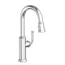 Newport Brass Polished Chrome Single Handle Pull Down Kitchen Faucet 