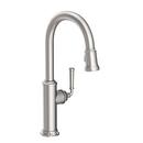 Newport Brass Stainless Steel - PVD Single Handle Pull Down Kitchen Faucet 