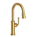 Single Handle Pull Down Kitchen Faucet in Satin Bronze - PVD 