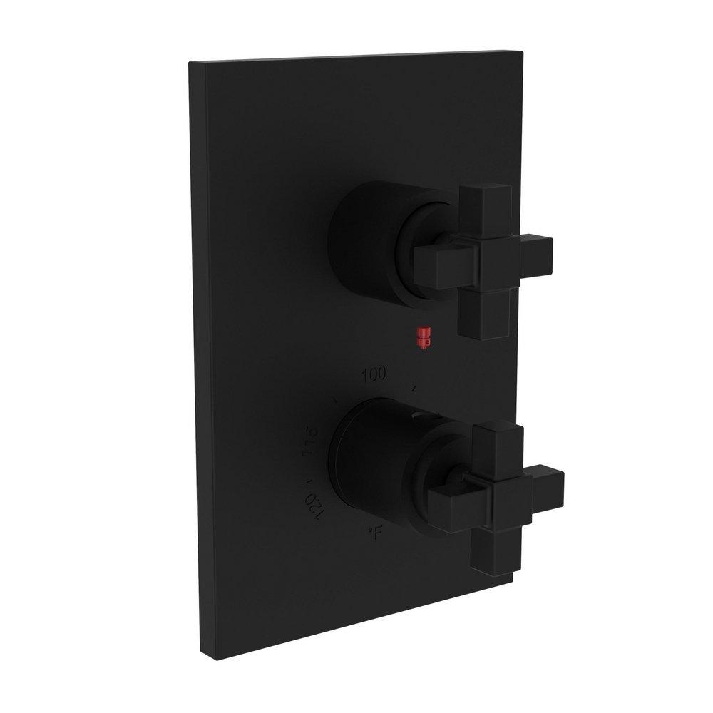Newport Brass Flat Black Brass Valve Trim 