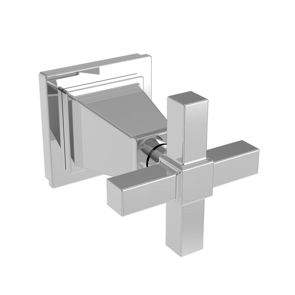 Newport Brass Polished Chrome 3-63/100 in. Brass Handle 