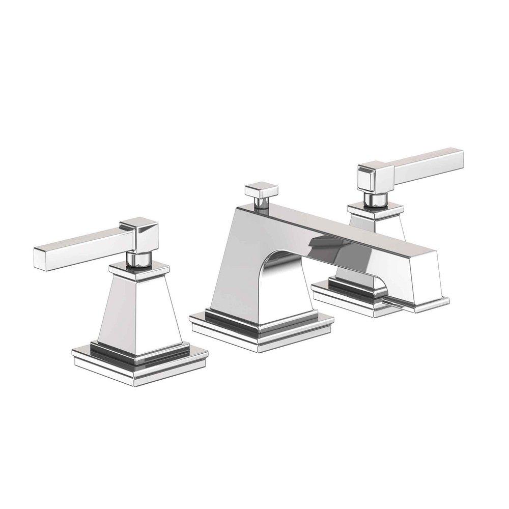 Newport Brass Polished Chrome Two Handle Widespread Bathroom Sink Faucet 