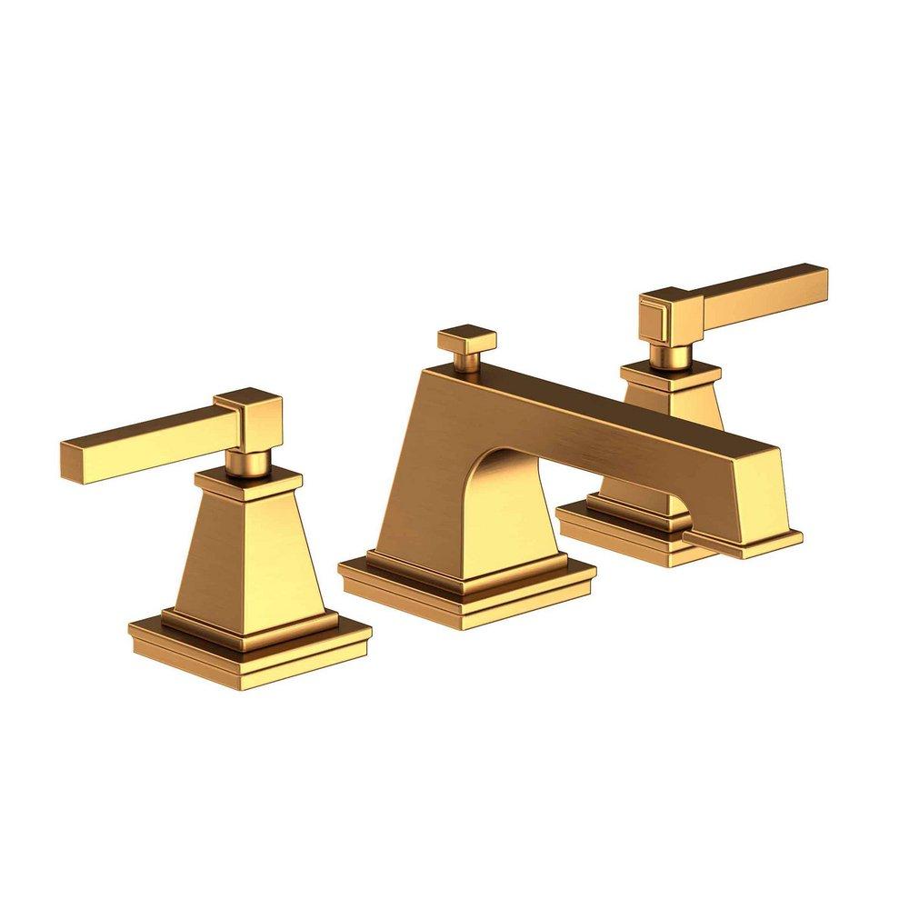 Newport Brass Satin Gold Two Handle Widespread Bathroom Sink Faucet 