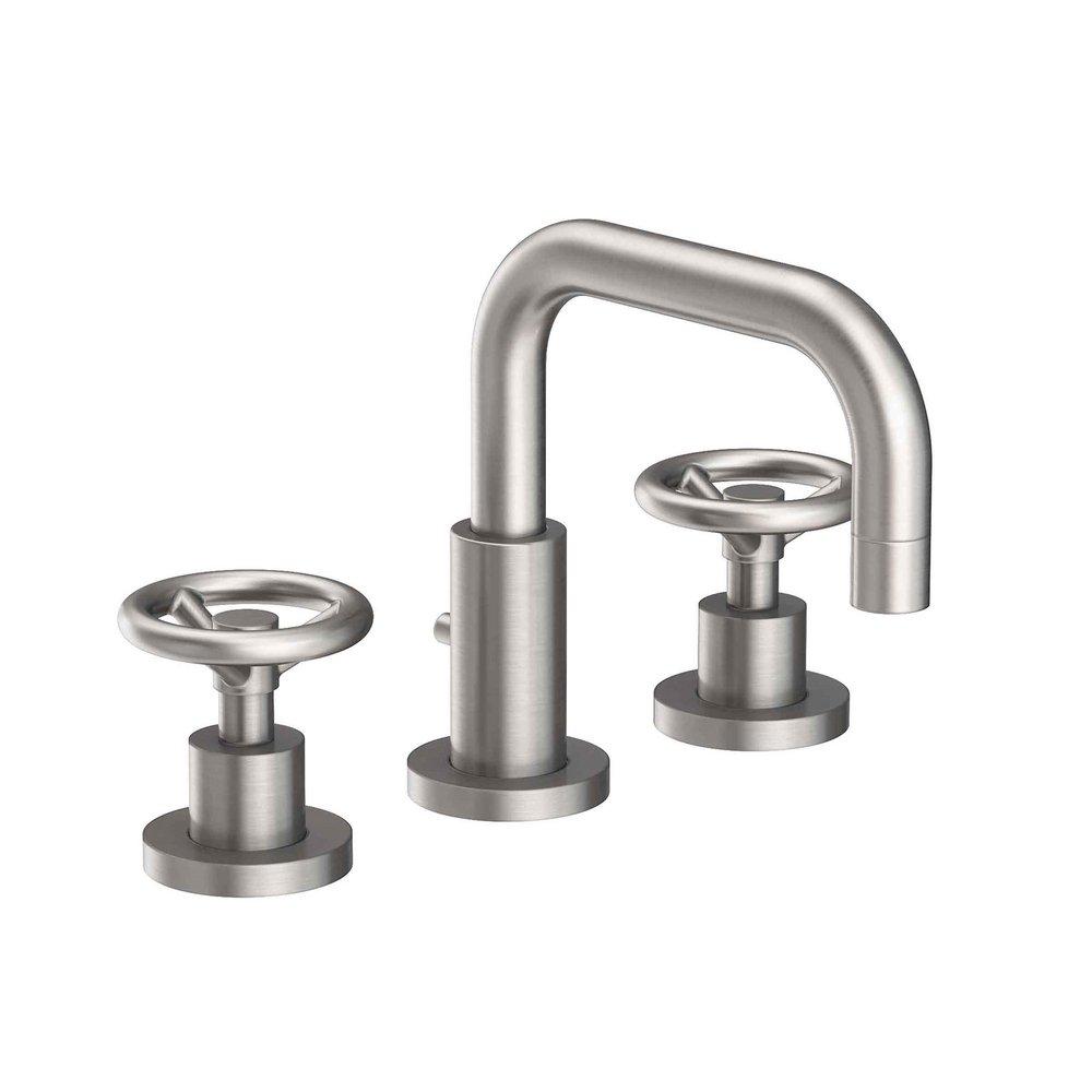 Newport Brass Stainless Steel - PVD Two Handle Widespread Bathroom Sink Faucet 