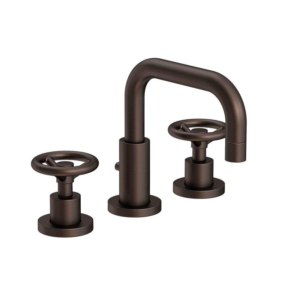 Newport Brass English Bronze Two Handle Widespread Bathroom Sink Faucet 