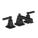 Newport Brass Flat Black Two Handle Widespread Bathroom Sink Faucet 