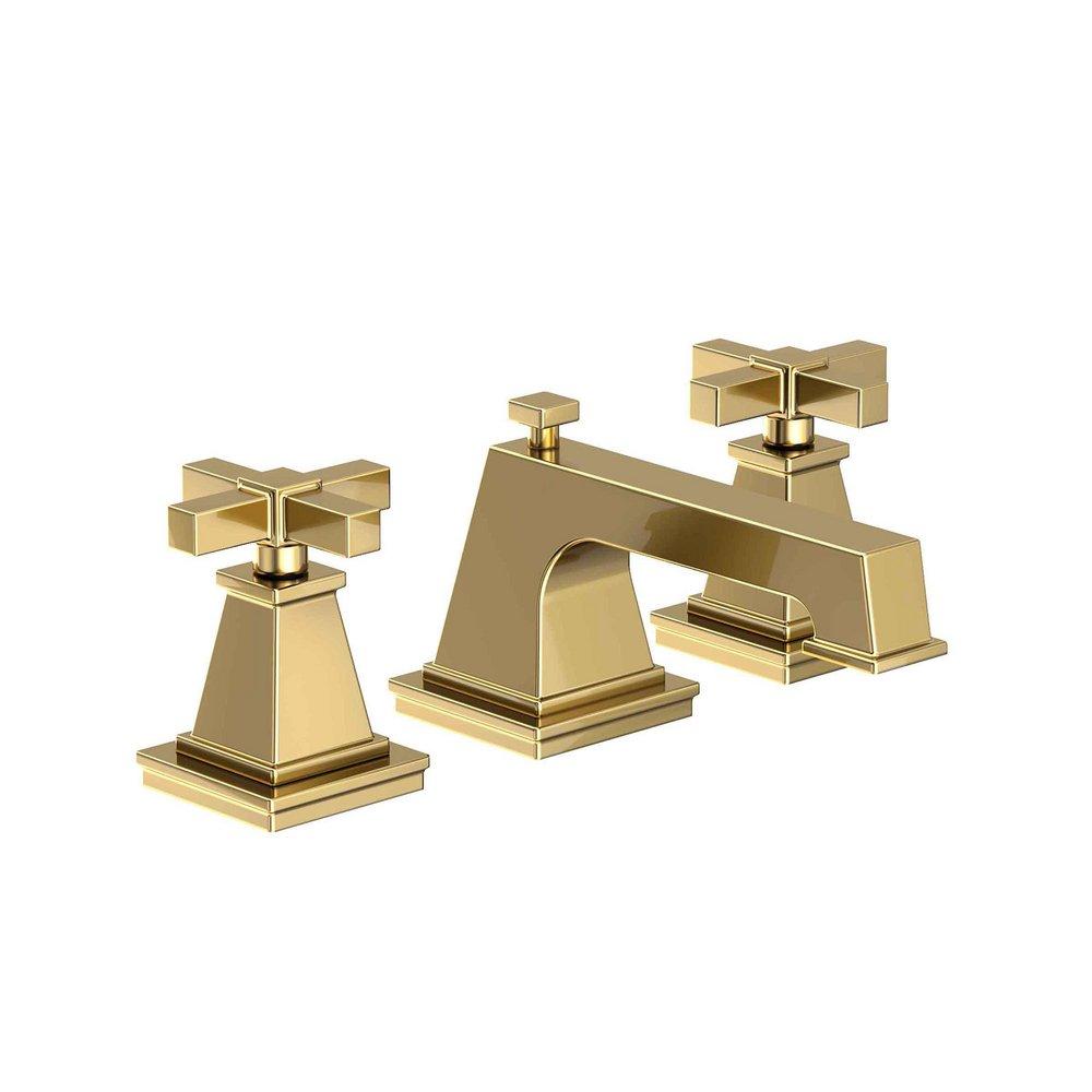 Newport Brass Forever Brass Two Handle Widespread Bathroom Sink Faucet 