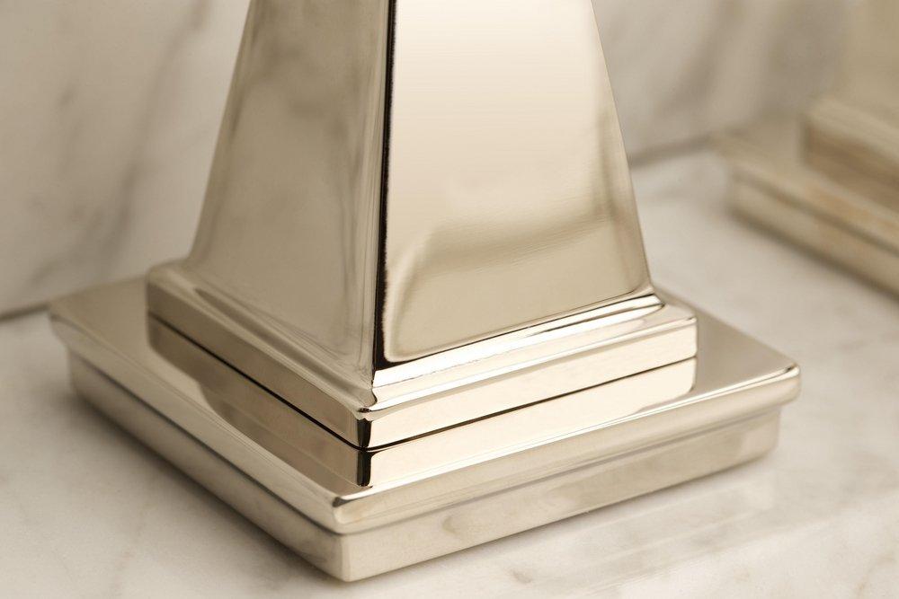 Newport Brass Polished Nickel Two Handle Widespread Bathroom Sink Faucet 