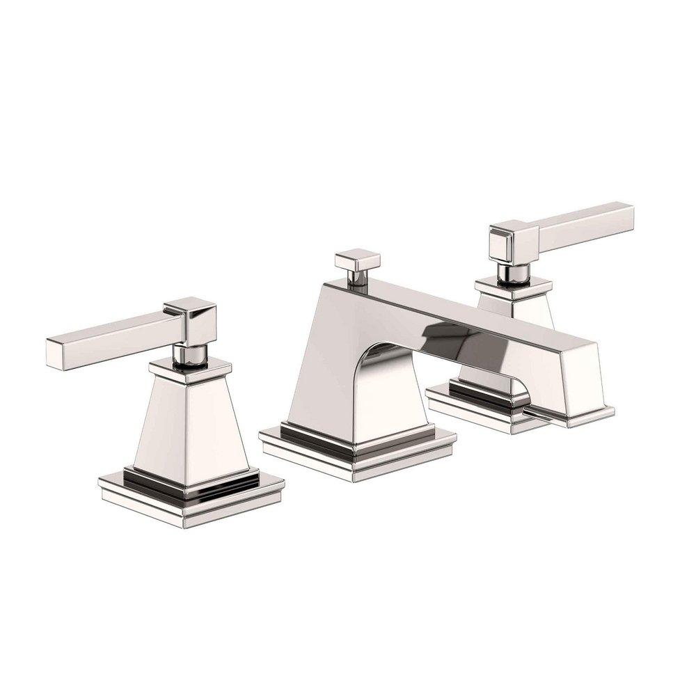 Newport Brass Polished Nickel Two Handle Widespread Bathroom Sink Faucet 