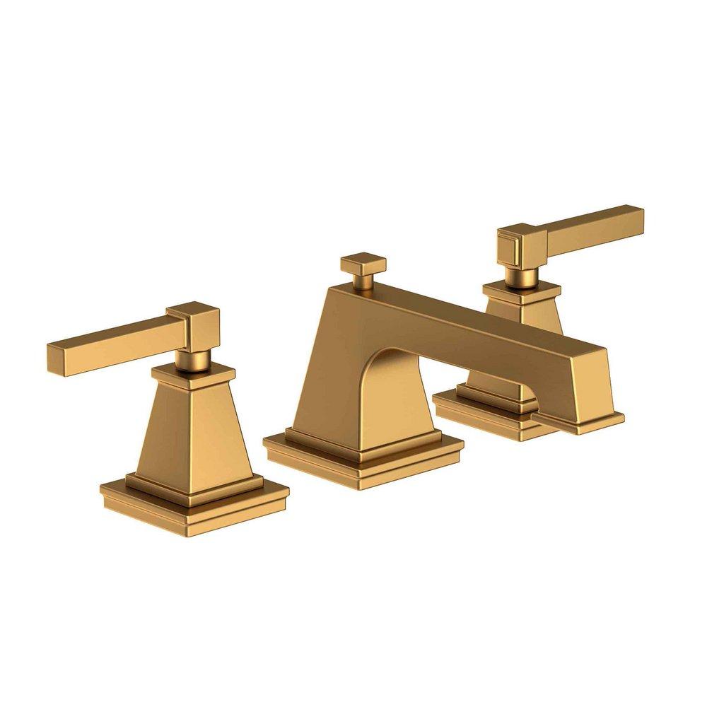 Newport Brass Satin Bronze Two Handle Widespread Bathroom Sink Faucet 