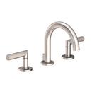 Two Handle Widespread Bathroom Sink Faucet in Satin Nickel - PVD