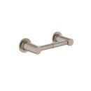 Wall Mount Double Post Closet Tissue Holder in Satin Nickel - PVD