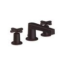 Two Handle Widespread Bathroom Sink Faucet in Venetian Bronze Cross Handle