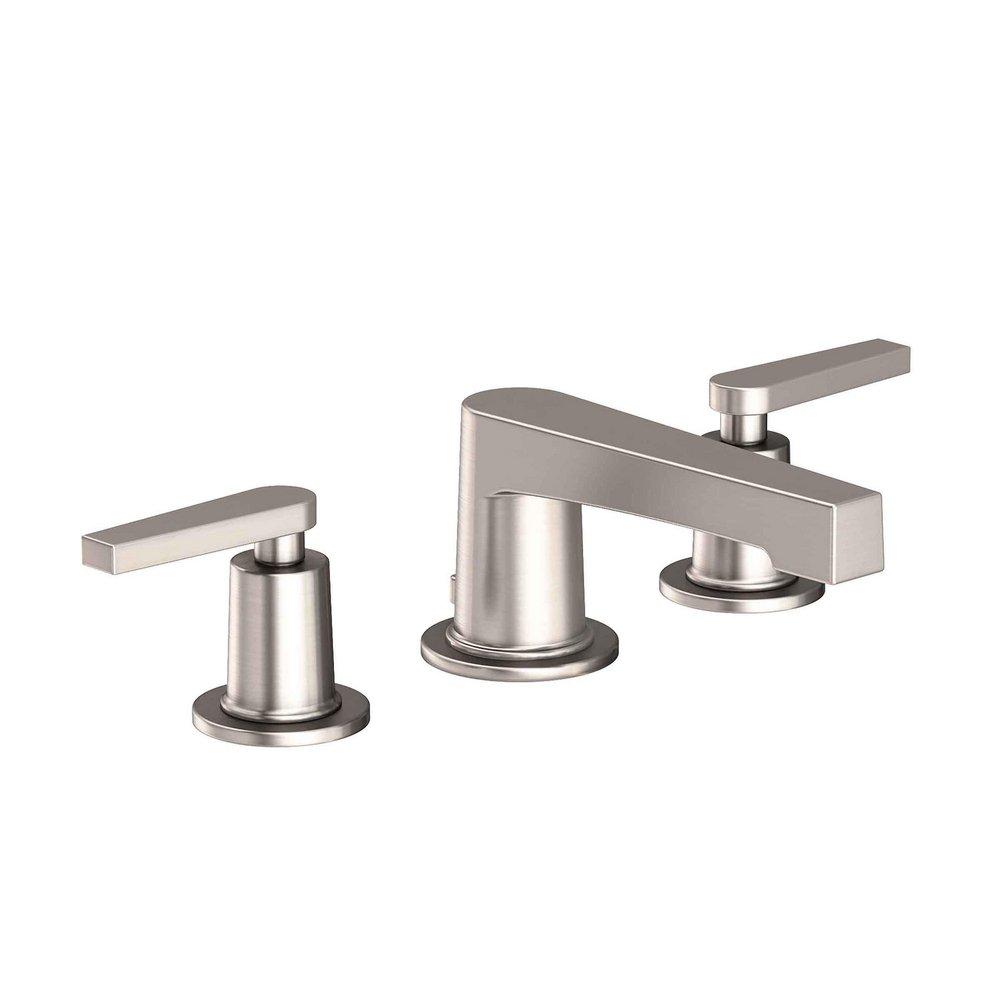 Newport Brass Satin Nickel Two Handle Widespread Bathroom Sink Faucet Lever Handle 