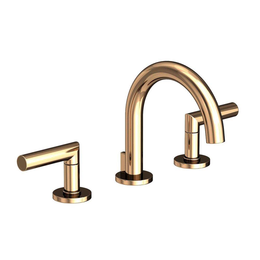 Newport Brass French Gold - PVD Two Handle Widespread Bathroom Sink Faucet 