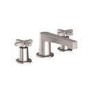Newport Brass Satin Nickel - PVD Two Handle Widespread Bathroom Sink Faucet Cross Handle 