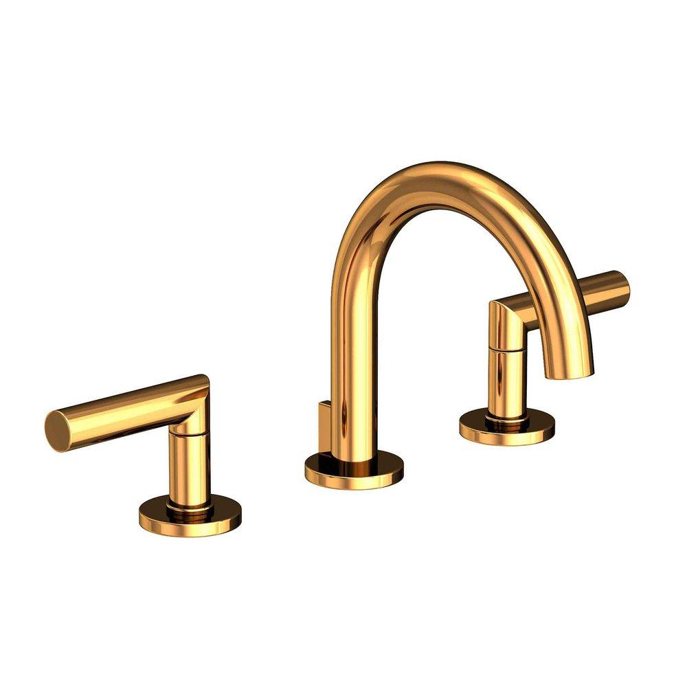 Newport Brass Polished Gold - PVD Two Handle Widespread Bathroom Sink Faucet 