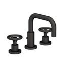 Newport Brass Flat Black Two Handle Widespread Bathroom Sink Faucet 