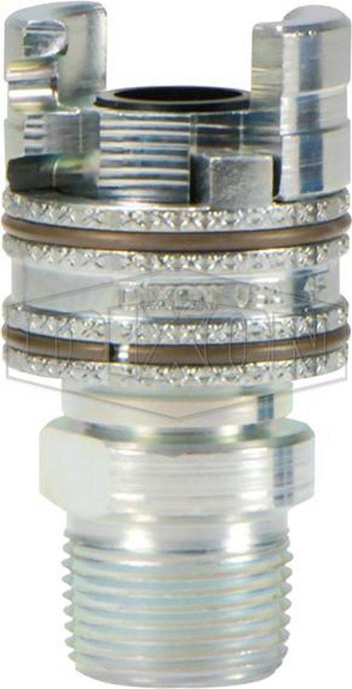 Dixon Valve & Coupling MNPTF Domestic Stainless Steel Coupling 