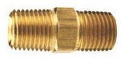 1-3/4 in. Male NPTF Reducing Brass Hex Nipple