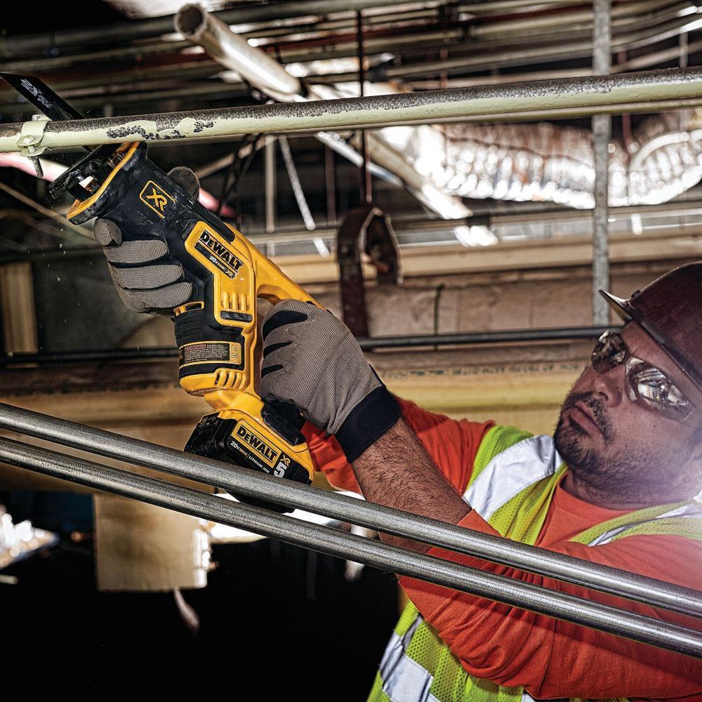 DEWALT Yellow Brushless Compact Reciprocating Saw Tool Only 