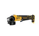 DEWALT Yellow 4-1/2 in. 20V Paddle Switch Small Angle Grinder with Kickback Brake 