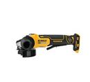 DEWALT Yellow 4-1/2 in. 20V Paddle Switch Small Angle Grinder with Kickback Brake 