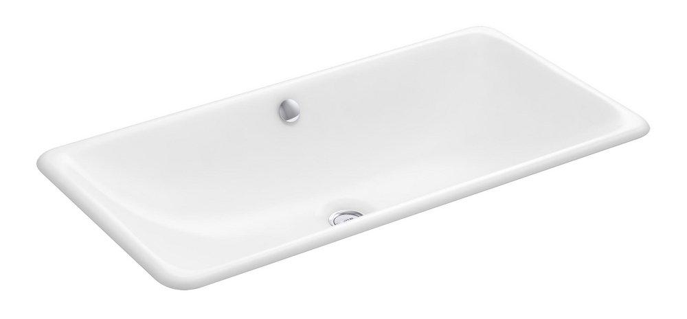 KOHLER White Dual Mount Basin 