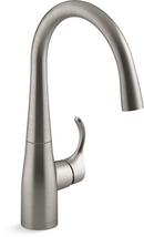 KOHLER Vibrant&reg; Stainless Single Lever Handle Bar Faucet 