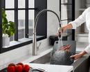 KOHLER Vibrant Stainless Single Handle Pull Down Kitchen Faucet 