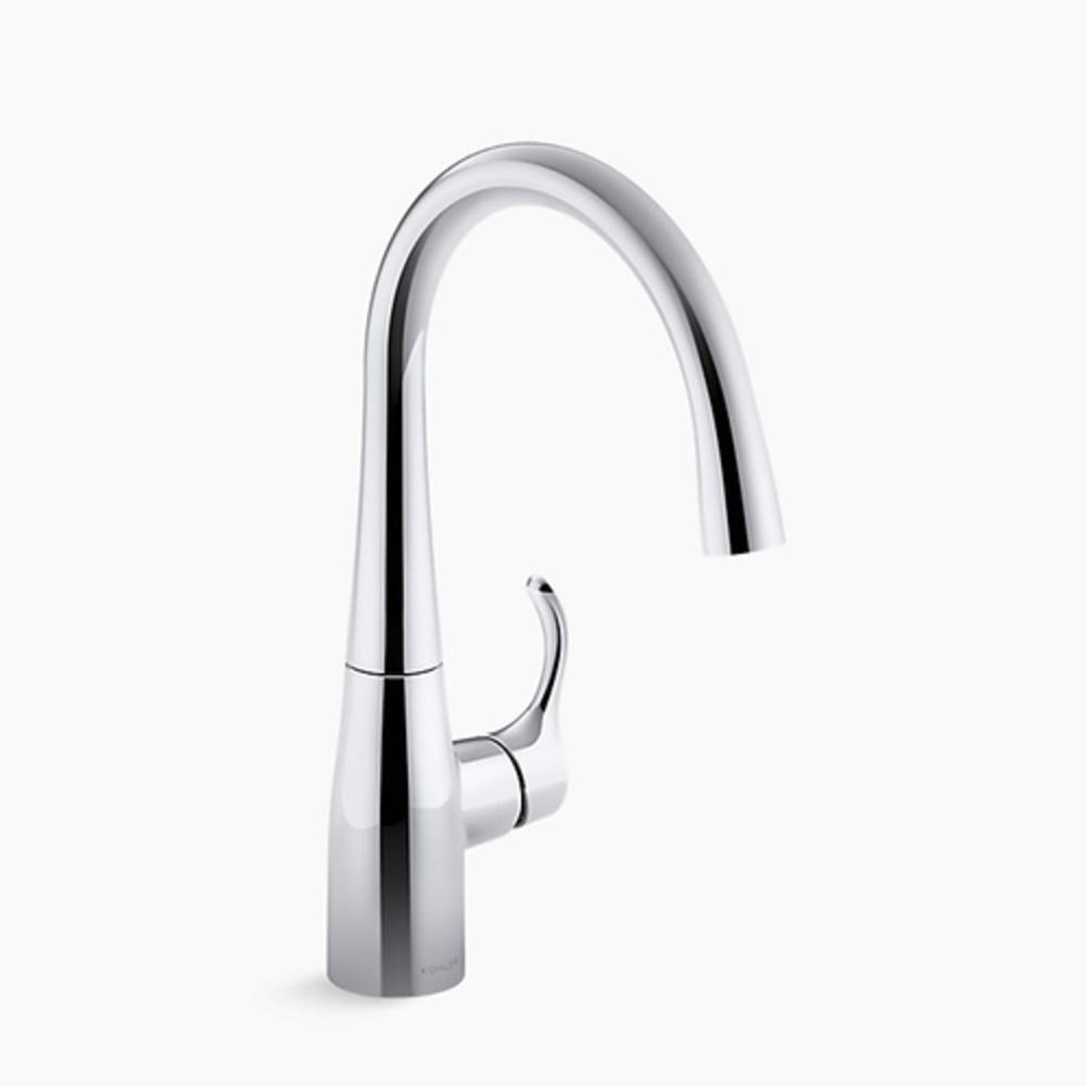 KOHLER Polished Chrome Single Lever Handle Bar Faucet 