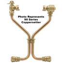 3/4 x 21 in. MIP Union Swivel x Double Purpose Swivel Brass Water Service Meter Setter