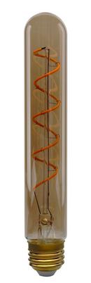 SATCO Transparent Amber B10 LED Bulb Medium E-26 Base 2000 Kelvin 360&deg; Dimmable 