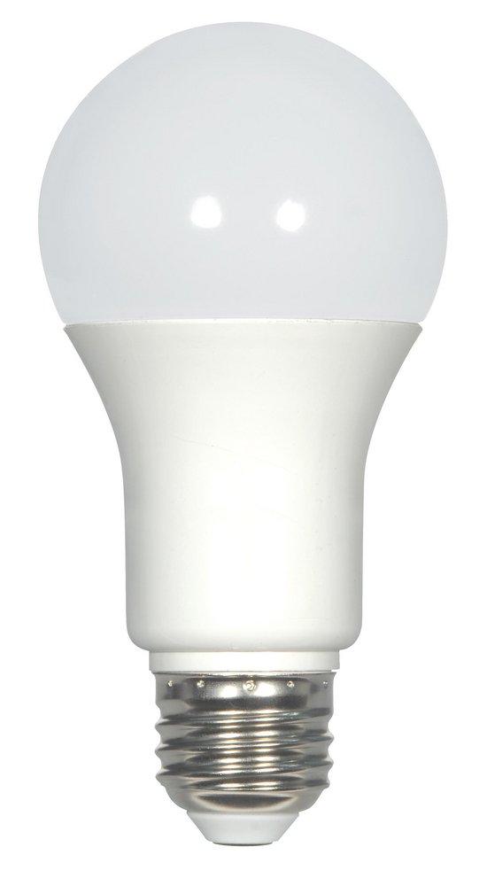 SATCO Warm White A19 LED Bulb Medium E-26 Base 2700 Kelvin 220 Degree Dimmable 120V 