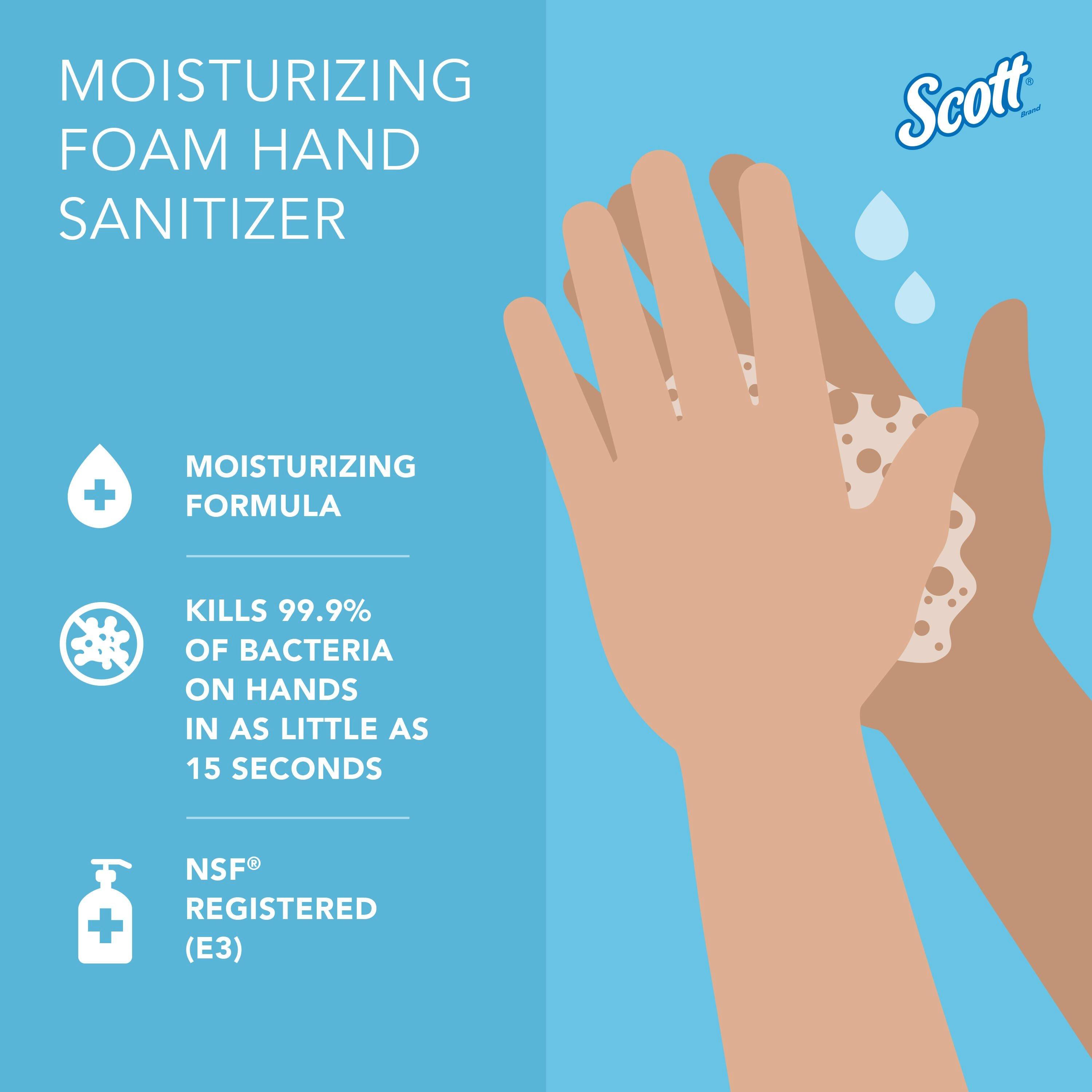 Scott&reg; Clear Moisturizing Foam Hand Sanitizer 