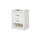 21 x 18 in. Wall Mount Vanity in Glossy White