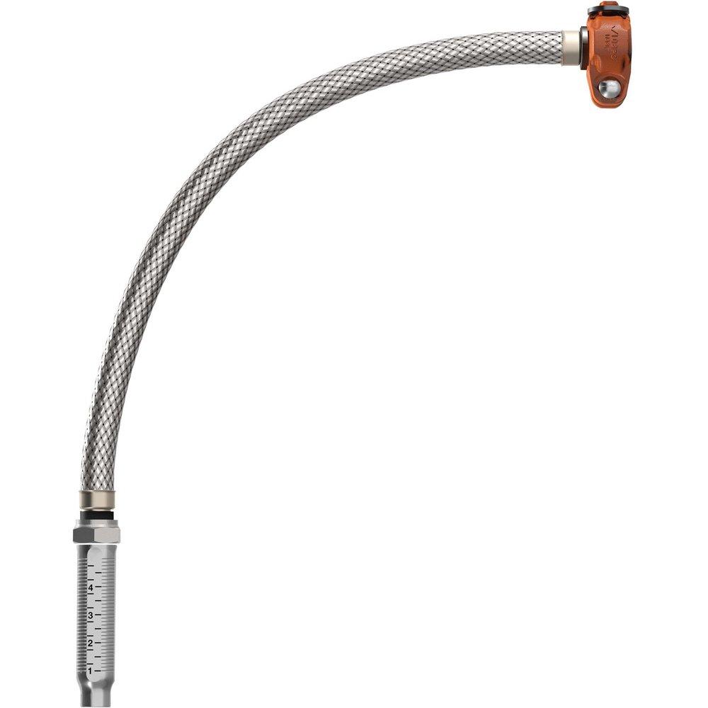 Victaulic Orange 1/2 x 1 in. NPT 300 Stainless Steel Braided Hose 