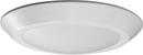 NUVO White 7-9/100 in. 10.5W 1-Light LED Flush Mount Ceiling Fixture 