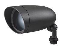 6W LED 1-Light Landscape Flood Fixture in Dark Grey
