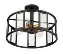 NUVO Midnight Bronze 60W 4-Light Medium E-26 Incandescent Semi-Flush Mount Ceiling Fixture 