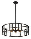 NUVO Midnight Bronze 60W 5-Light Medium E-26 Incandescent Pendant Light 