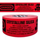 Presco Red 3 in. Crystalline Silica Barricade Tape in Red 