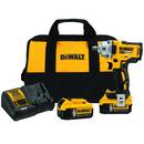 DEWALT Yellow Mid-Range Cordless Impact Wrench with Hog Ring Anvil Kit 