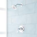 1.8 gpm Shower Faucet Trim Only with Single Handle in Polished Chrome