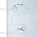 1.8 gpm Shower Faucet Trim Only with Single Handle in Brushed Nickel