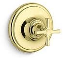 Single Handle Pressure Balancing Valve Trim in Unlacquered Brass